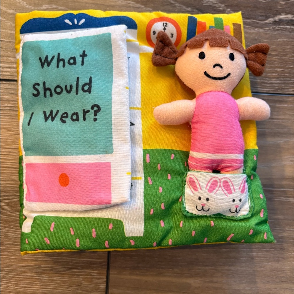 K’s Kids Soft Activity Book - What Should I Wear?